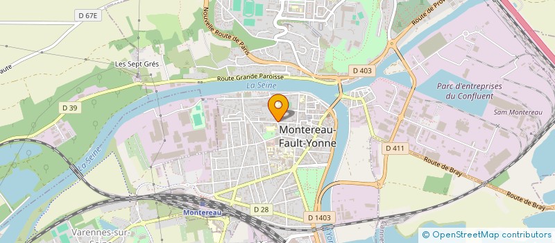 localisation de l'entreprise SCI PMC 77 à MONTEREAU-FAULT-YONNE