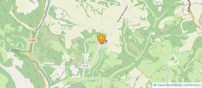 localisation de l'entreprise SCI PMC  SOUCIRAC