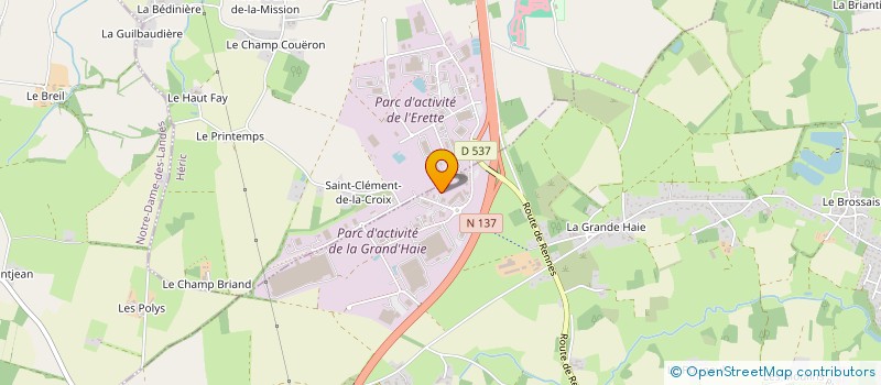 localisation de l'entreprise SCI PMC IMMO  GRANDCHAMP-DES-FONTAINES