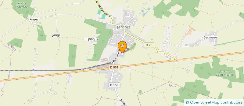 localisation de l'entreprise SCI PMCB  POUILLE