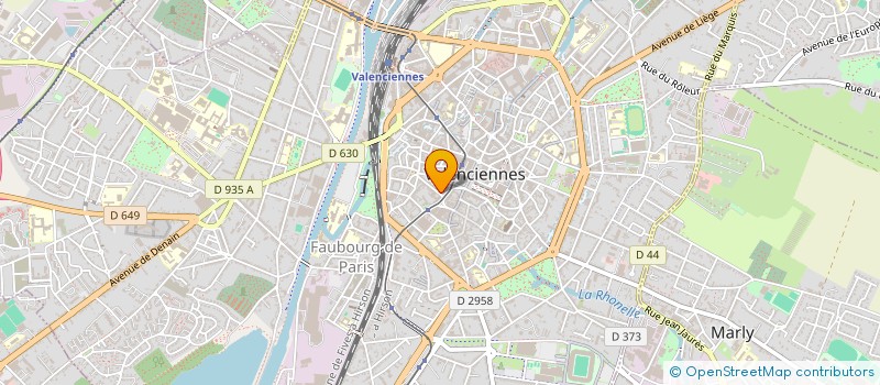 localisation de l'entreprise SCI PMCD CAPRON  VALENCIENNES