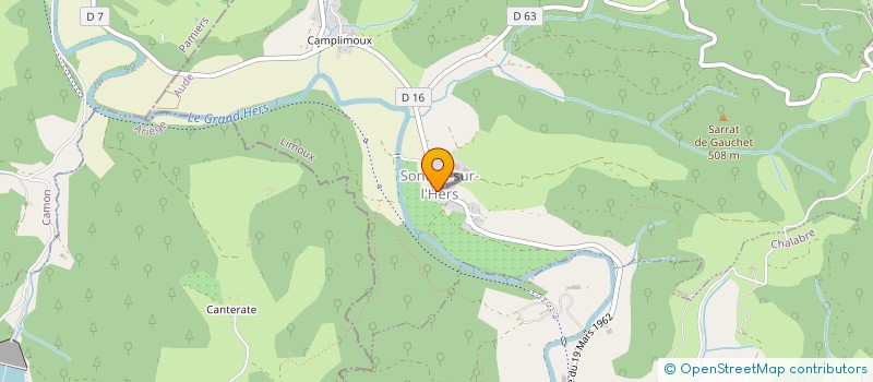 localisation de l'entreprise SCI PMCM  SONNAC-SUR-L'HERS