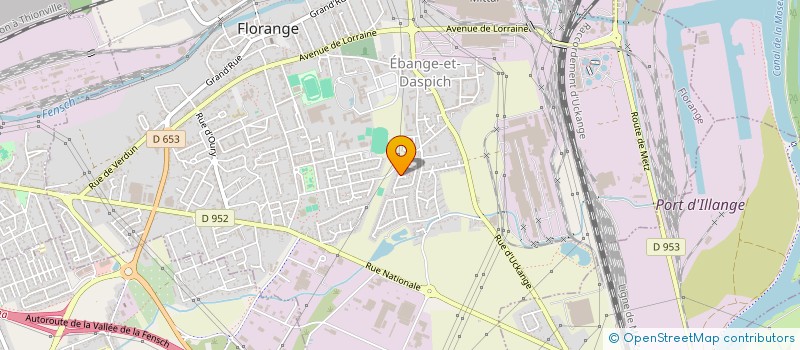 localisation de l'entreprise SCI PMCP  FLORANGE