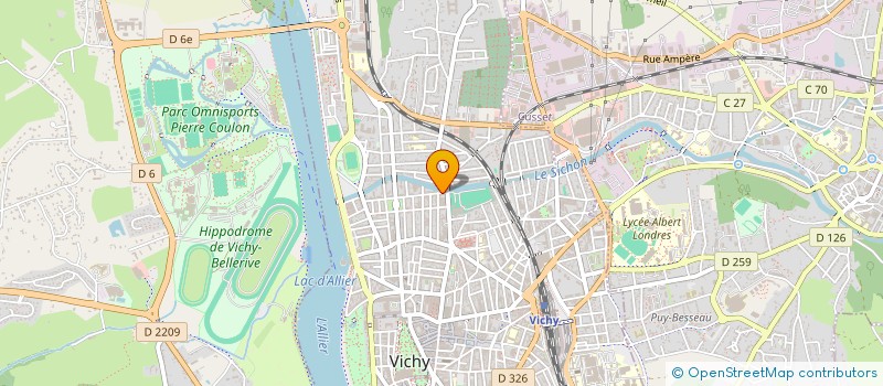 localisation de l'entreprise SCI PMCR à VICHY