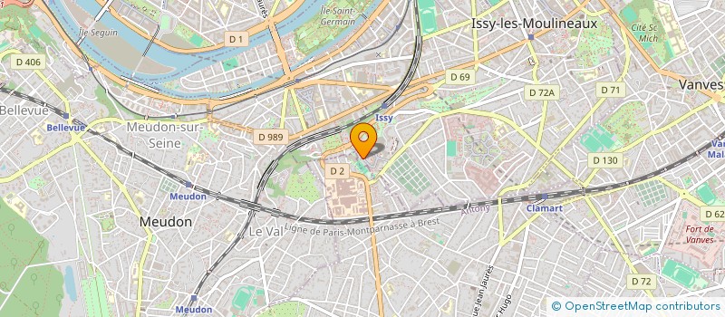 localisation de l'entreprise SCI PMCT DRAULLETTE à ISSY-LES-MOULINEAUX