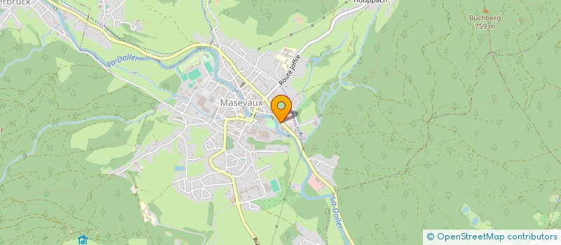 localisation de l'entreprise SCI PMD  MASEVAUX-NIEDERBRUCK