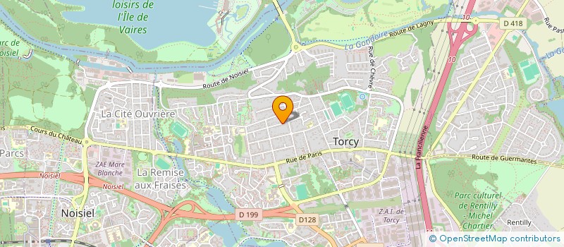 localisation de l'entreprise SCI PMD  CHAMPS-SUR-MARNE