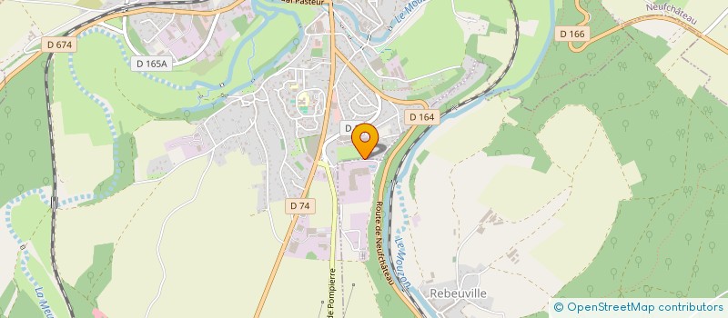 localisation de l'entreprise SCI PMDT à NEUFCHATEAU