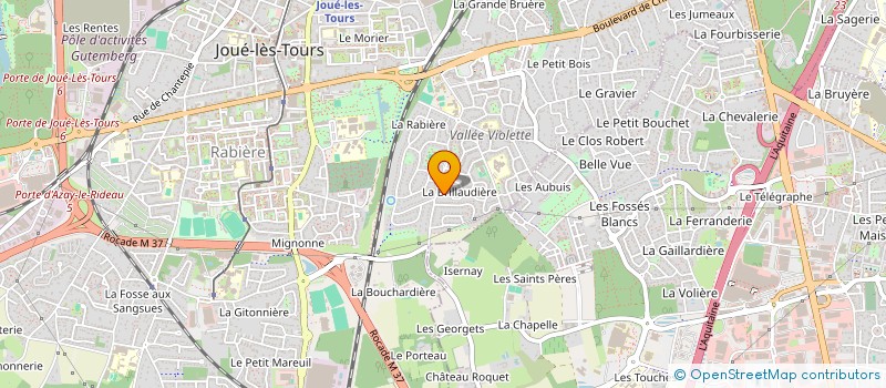 localisation de l'entreprise SCI PMERG  JOUE-LES-TOURS