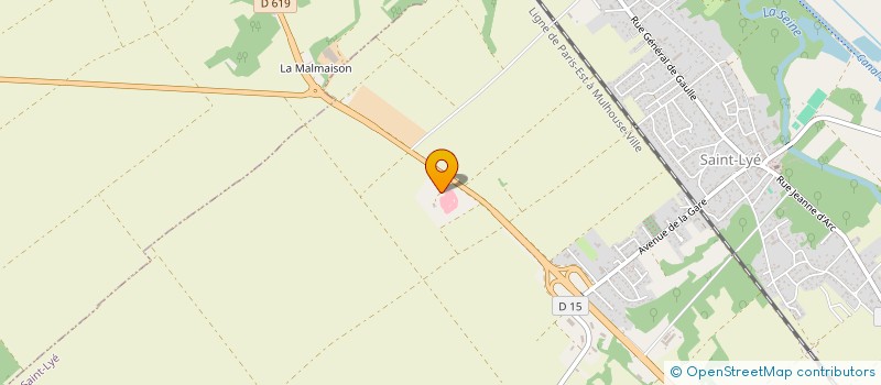 localisation de l'entreprise SCI PMF  SAINT-LYE