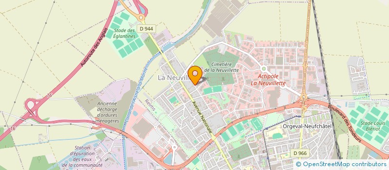 localisation de l'entreprise SCI PMFX  REIMS