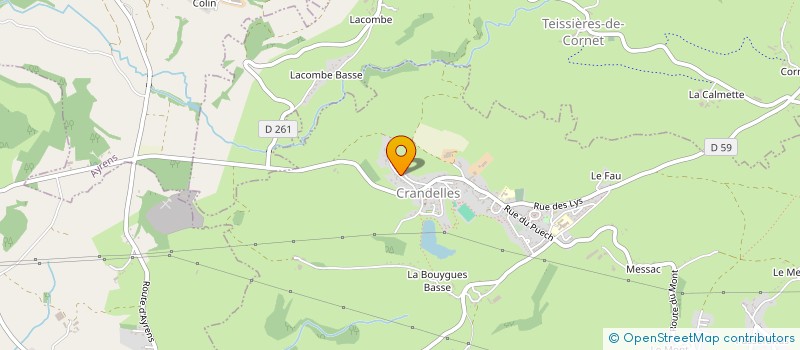 localisation de l'entreprise SCI PMG à CRANDELLES