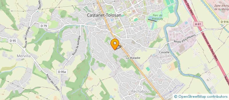 localisation de l'entreprise SCI PMG à CASTANET-TOLOSAN