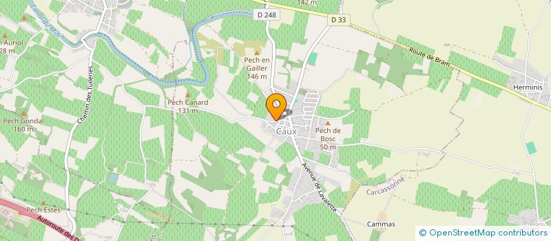 localisation de l'entreprise SCI PMGR  CAUX-ET-SAUZENS