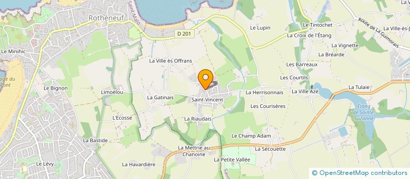 localisation de l'entreprise SCI PMGS  SAINT-COULOMB