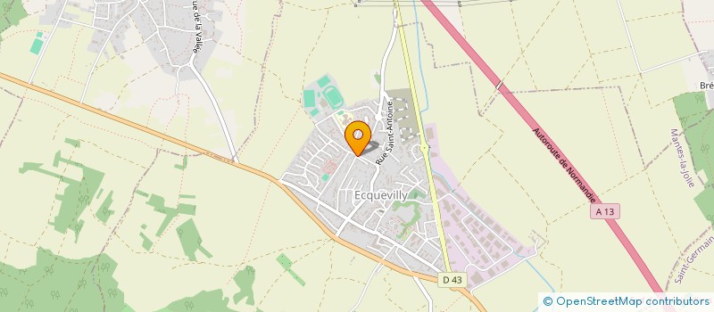 localisation de l'entreprise SCI PMJG  ECQUEVILLY