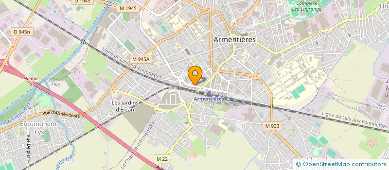 localisation de l'entreprise SCI PML  ARMENTIERES