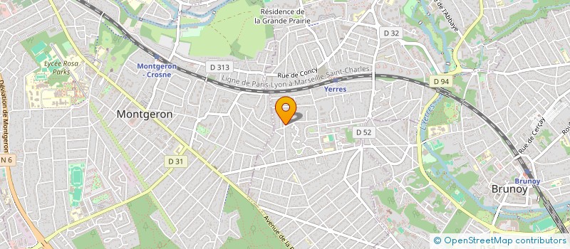 localisation de l'entreprise SCI PML  YERRES