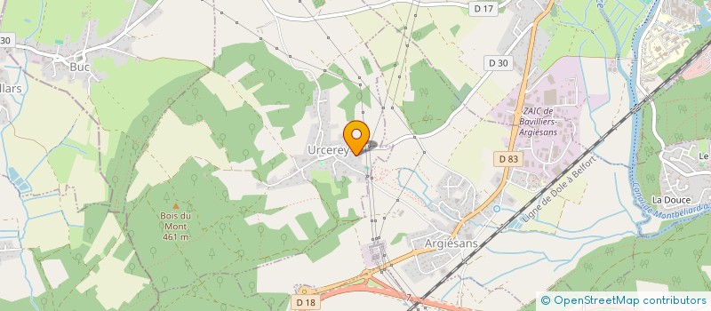 localisation de l'entreprise SCI PMLC à URCEREY