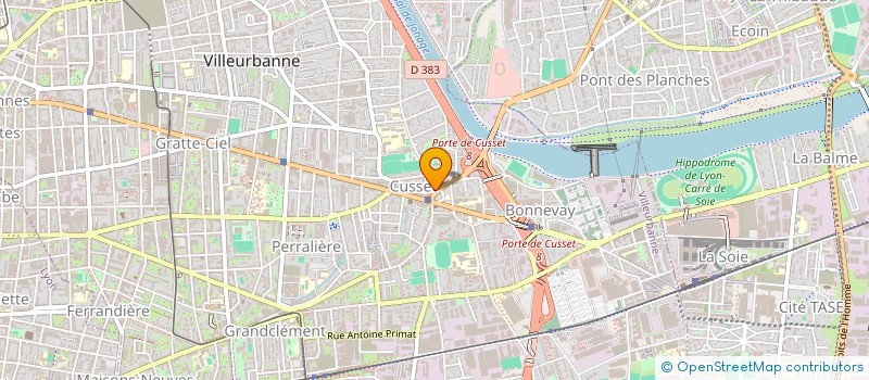 localisation de l'entreprise SCI PMLE à VILLEURBANNE
