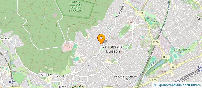 localisation de l'entreprise SCI PMLP à VERRIERES-LE-BUISSON