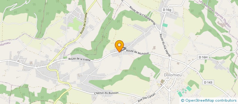 localisation de l'entreprise SCI PMM  DOLOMIEU