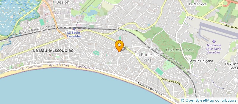 localisation de l'entreprise SCI PMM  LA BAULE-ESCOUBLAC