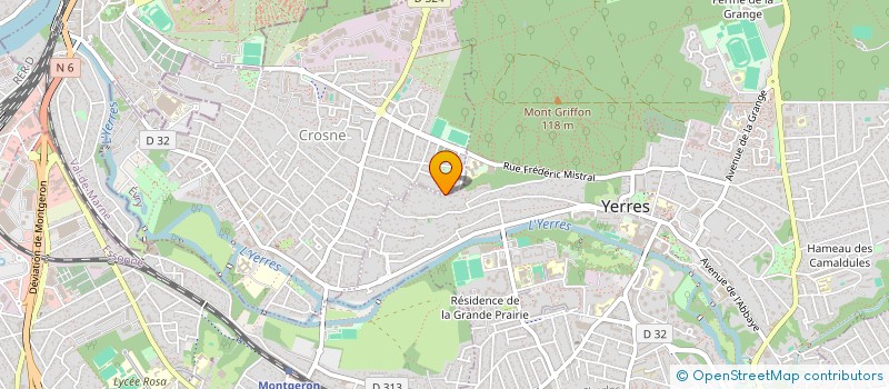 localisation de l'entreprise SCI PMMG  YERRES