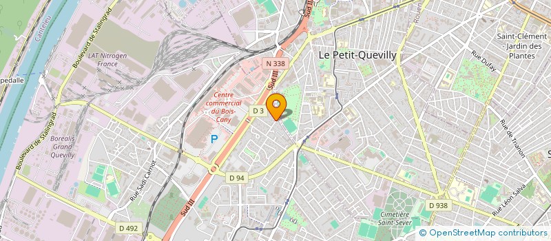 localisation de l'entreprise SCI  PMOP  LE GRAND-QUEVILLY