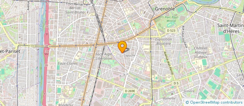localisation de l'entreprise SCI PMP  GRENOBLE