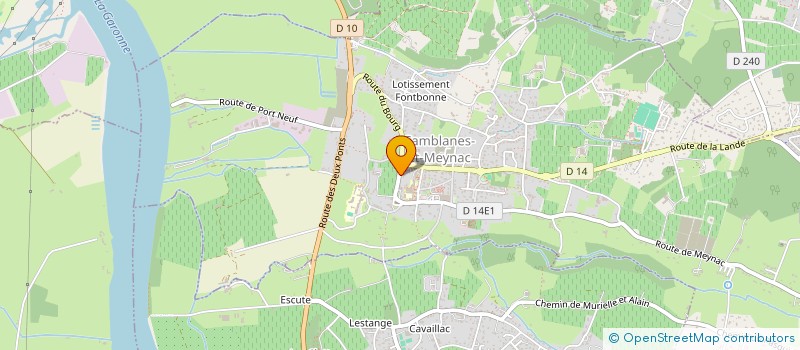 localisation de l'entreprise SCI PMP  CAMBLANES-ET-MEYNAC