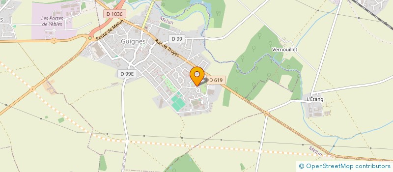 localisation de l'entreprise SCI PMP  GUIGNES