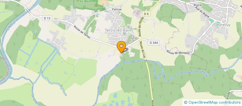 localisation de l'entreprise SCI PMP  BENESSE-LES-DAX