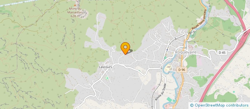 localisation de l'entreprise SCI PMP3V  ROQUEVAIRE