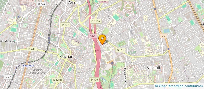 localisation de l'entreprise SCI PMPE à VILLEJUIF