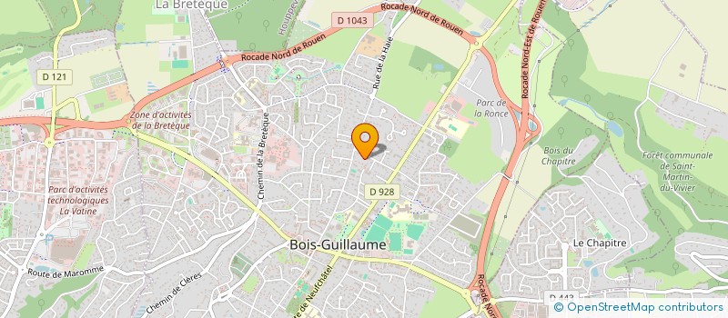 localisation de l'entreprise SCI PMPGI à BOIS-GUILLAUME