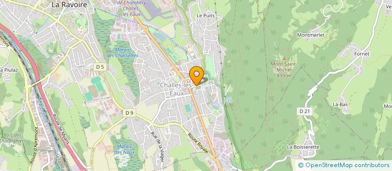 localisation de l'entreprise SCI PMPL  CHALLES-LES-EAUX