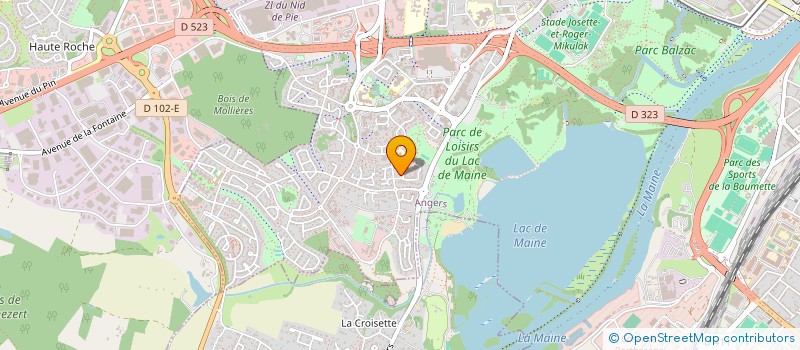 localisation de l'entreprise SCI PMPMP à ANGERS