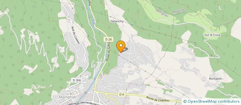 localisation de l'entreprise SCI PMR  MARIGNIER