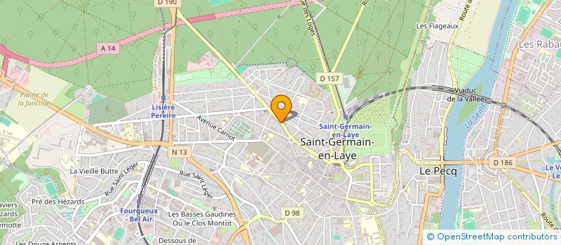 localisation de l'entreprise SCI PMT - CWE GENERAL LECLERC  SAINT-GERMAIN-EN-LAYE