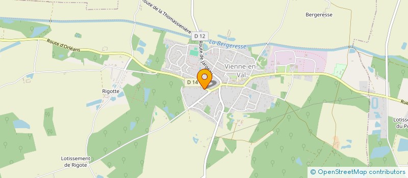 localisation de l'entreprise SCI PMVLFV  VANNES-SUR-COSSON