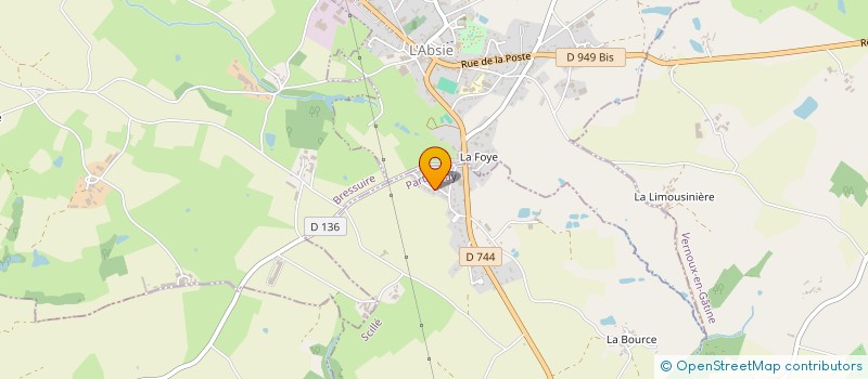 localisation de l'entreprise SCI PN2C  SCILLE