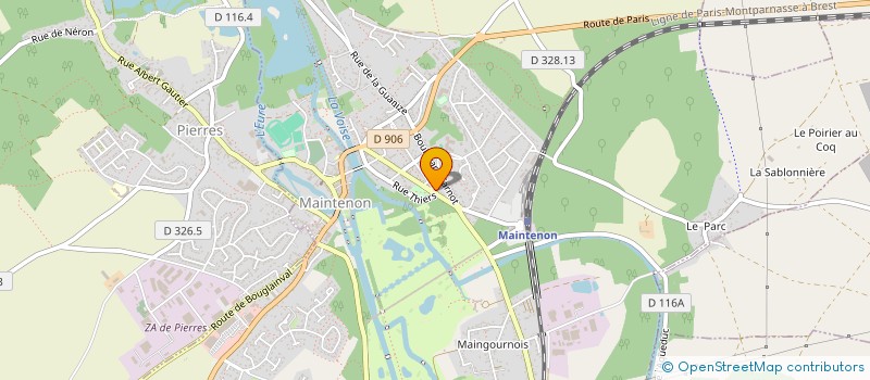 localisation de l'entreprise SCI PNCS à MAINTENON