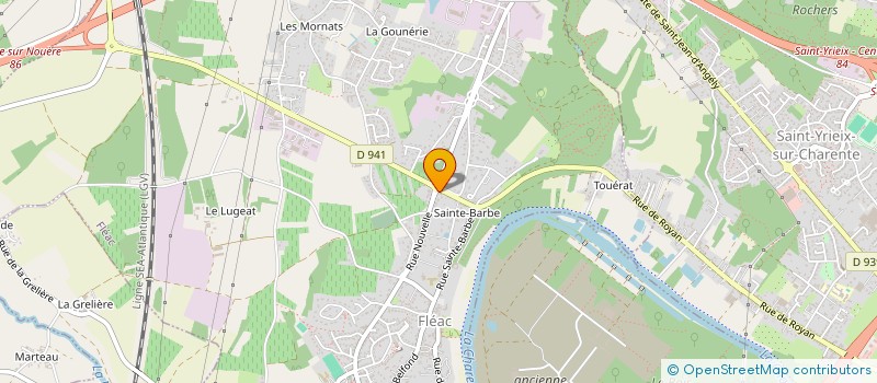 localisation de l'entreprise SCI PNEUMO 16 à FLEAC