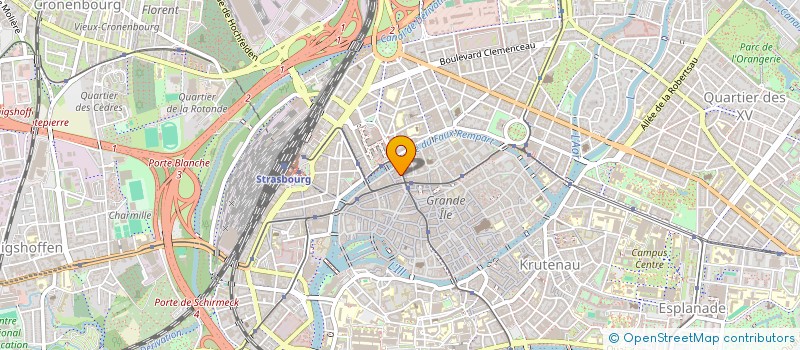 localisation de l'entreprise SCI PNEUMO 2000 à STRASBOURG