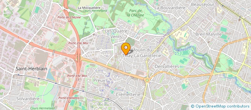 localisation de l'entreprise SCI PNEUMO ATLANTIQUE  SAINT-HERBLAIN