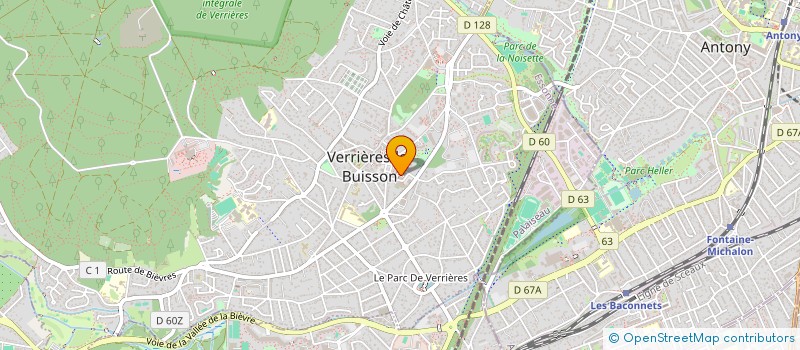 localisation de l'entreprise SCI PNEUMO VTZ à VERRIERES-LE-BUISSON