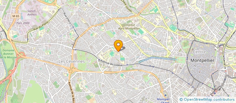 localisation de l'entreprise SCI PNEUMORADIOLOGIE à MONTPELLIER