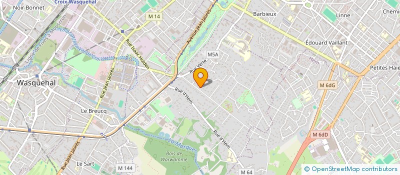 localisation de l'entreprise SCI PNEUMOVAL à CROIX