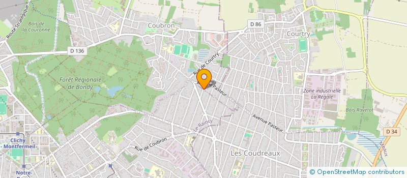 localisation de l'entreprise SCI PNG  COUBRON